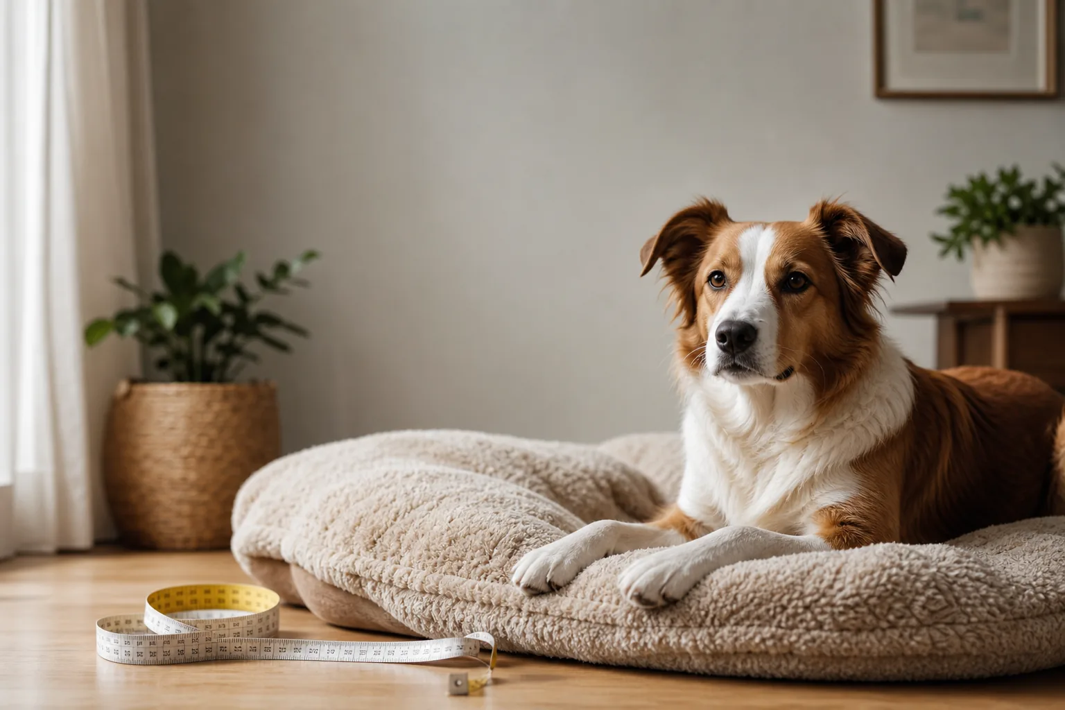 How to Measure Dog Bed Size Before You Buy: dog bed measurement setup for choosing the right size.
